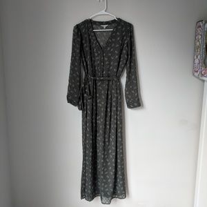 Lucky Brand Maxi Dress in Green Size Medium